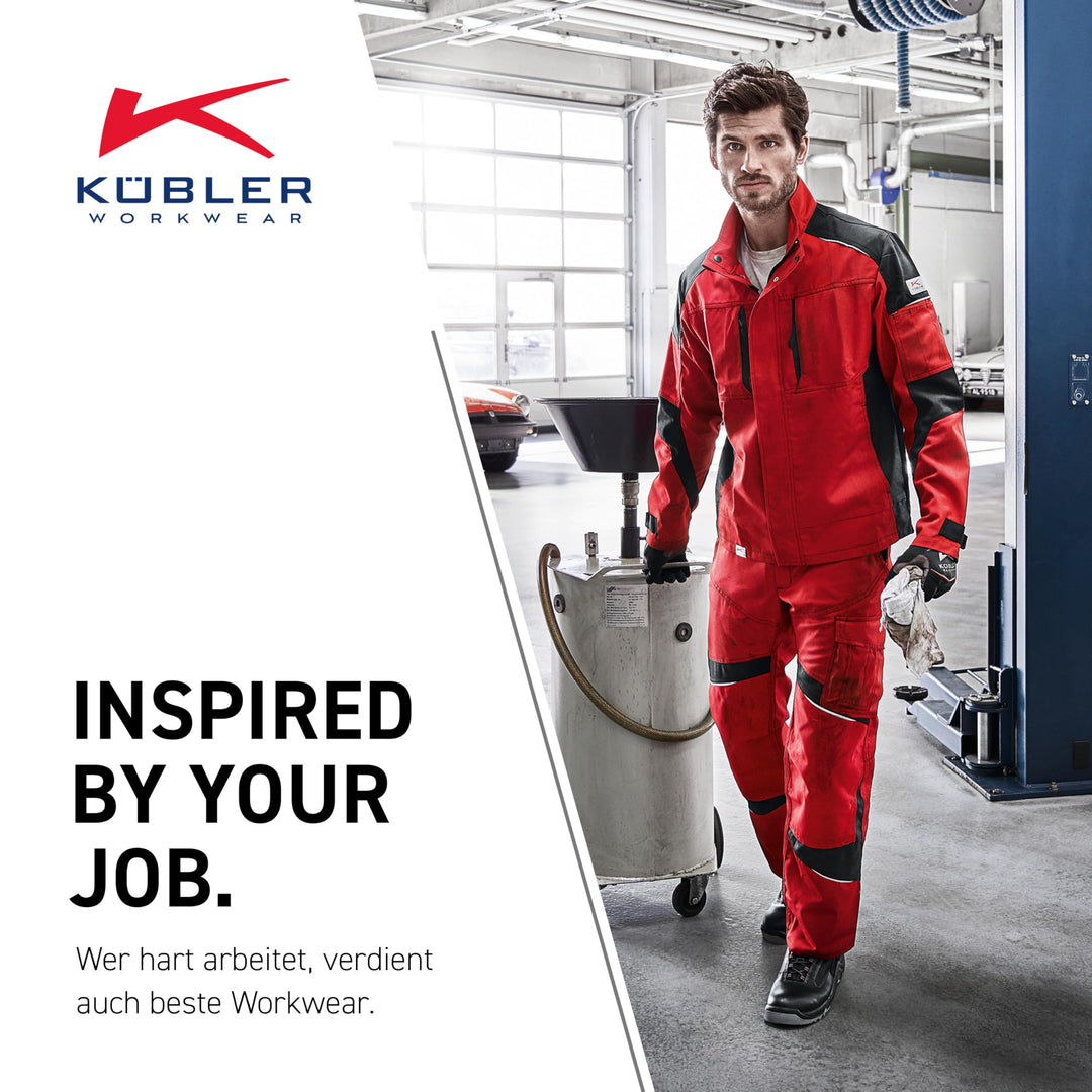 Arbeitsjacke Polyester-Baumwolle körpernah Anthrazit/Schwarz Gr. XL - Bild 6