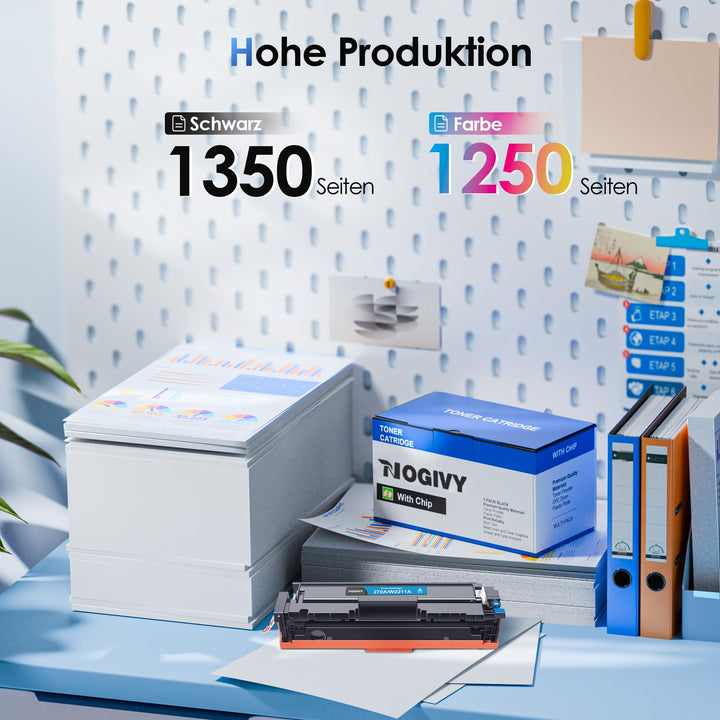 Toner Multipack 4-farbig mit Chip kompatibel HP 207A 207X - Bild 3