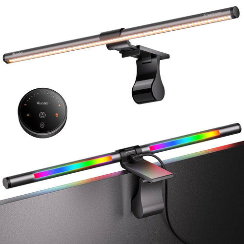 Monitor Lampe 51cm RGB Curved-Display USB mit Fernbedienung
