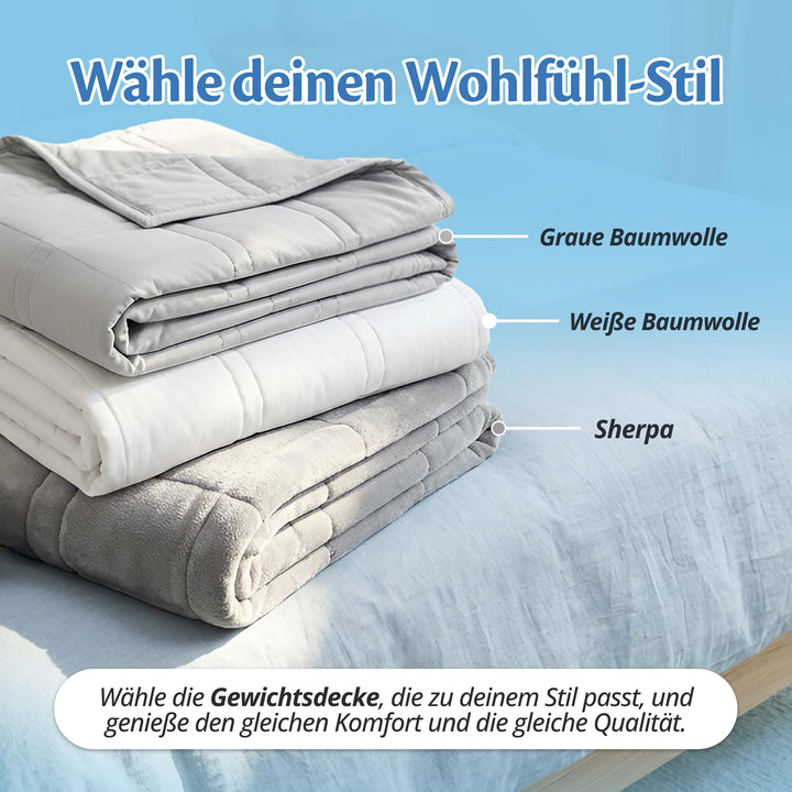 Gewichtsdecke 150x200 cm 9 kg mit Glasperlen für Erwachsene - Bild 8