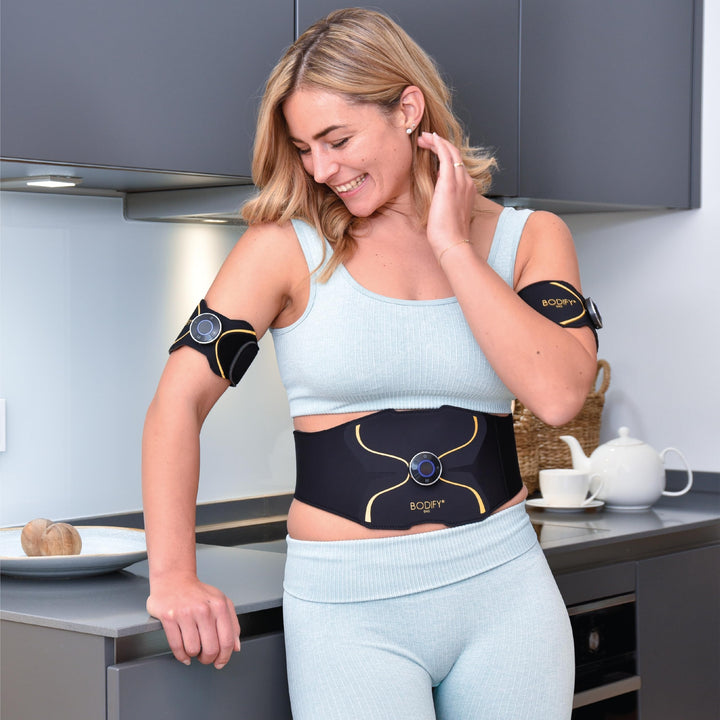 EMS Trainingsset 3-in-1 Ganzkörper Muskelstimulator Bauch Arm Bein - Bild 4