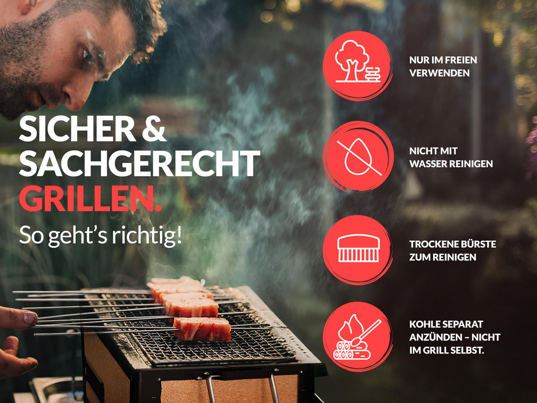 Konro Tischgrill Diatomit japanischer Holzkohlegrill für Yakitori - Bild 6