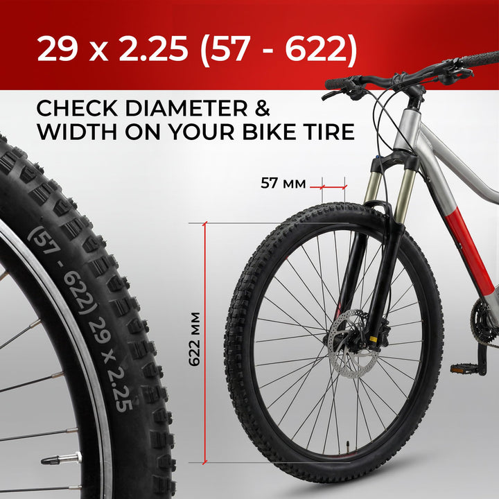MTB Fahrradreifen 29 Zoll 2.25 Faltbar mit Pannenschutz 2er Set - Bild 2