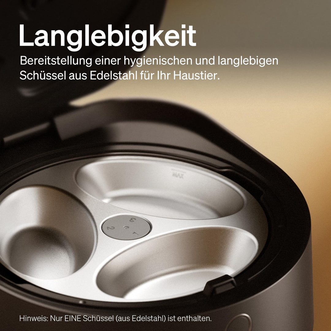 Nassfutter-Futterautomat mit Halbleiterkühlung WLAN 3 Kammern - Bild 6