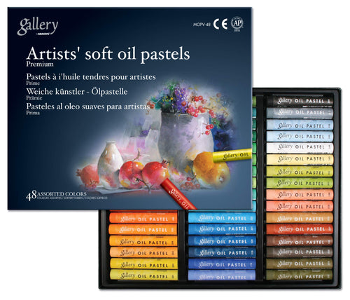 Ölpastelle weich für Künstler 48 Farben Set Profiqualität