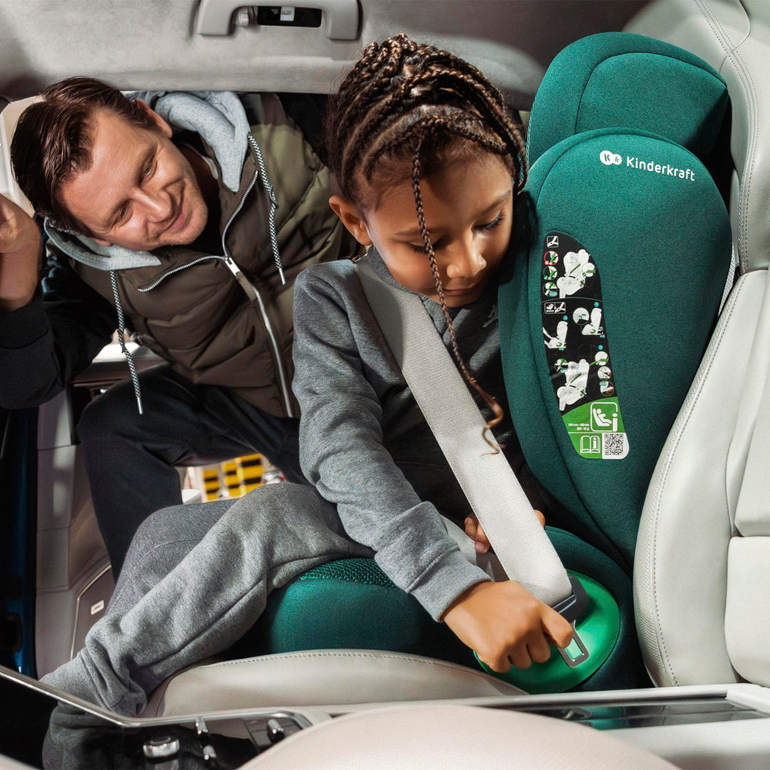 Kindersitz 100–150 cm ISOFIX mit SPS und AIR FLOW Bezug, Schwarz - Bild 2