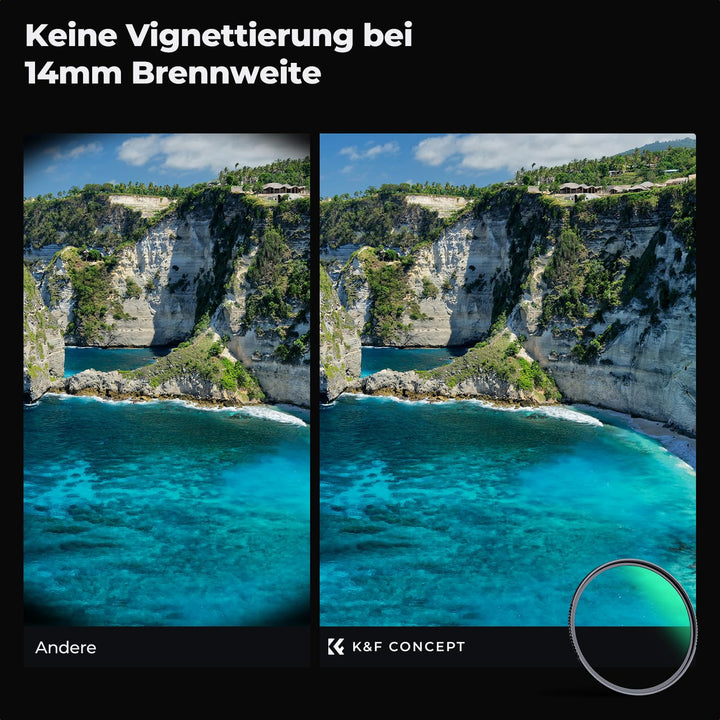UV-Schutzfilter 67mm 28-Schicht Nanobeschichtung für Objektive - Bild 5