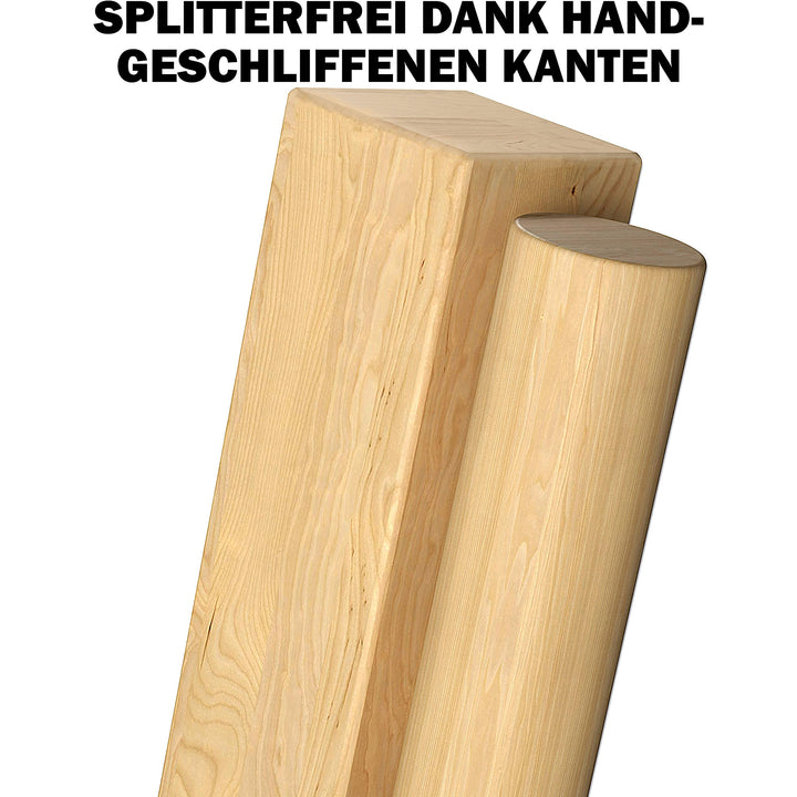 Kubb Holzspiel aus Gummibaumholz mit Transporttasche - Bild 3