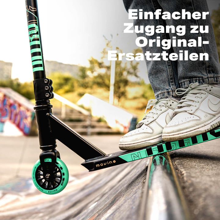 Stunt Scooter Aluminium-Deck 100mm ABEC-9 für Skatepark und Tricks - Bild 4