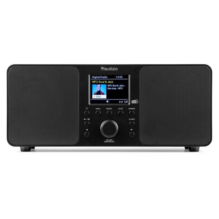 DAB+ Radio mit Bluetooth Weckfunktion USB Aux 60 Sender schwarz - Bild 9