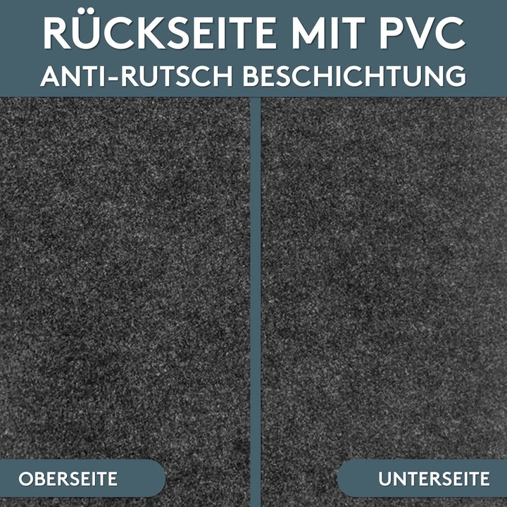 Grillmatte Bodenschutz 80x120 cm Anthrazit feuerhemmend In- &amp; Outdoor - Bild 3