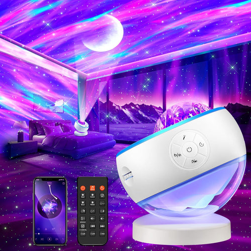 Sternenhimmel Projektor mit 300 Lichtmodi & Bluetooth-Lautsprecher
