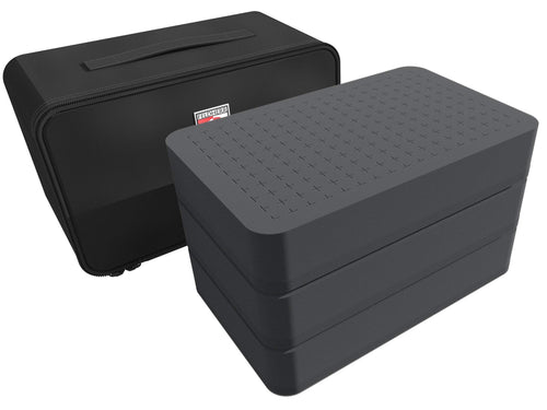 Figurentasche Schaumstoff-Einlagen 40mm Raster für Tabletop-Miniaturen