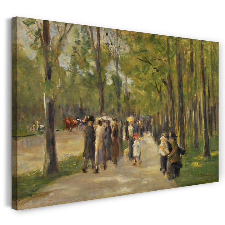 Leinwandbild Max Liebermann Allee im Tiergarten 80x60 cm