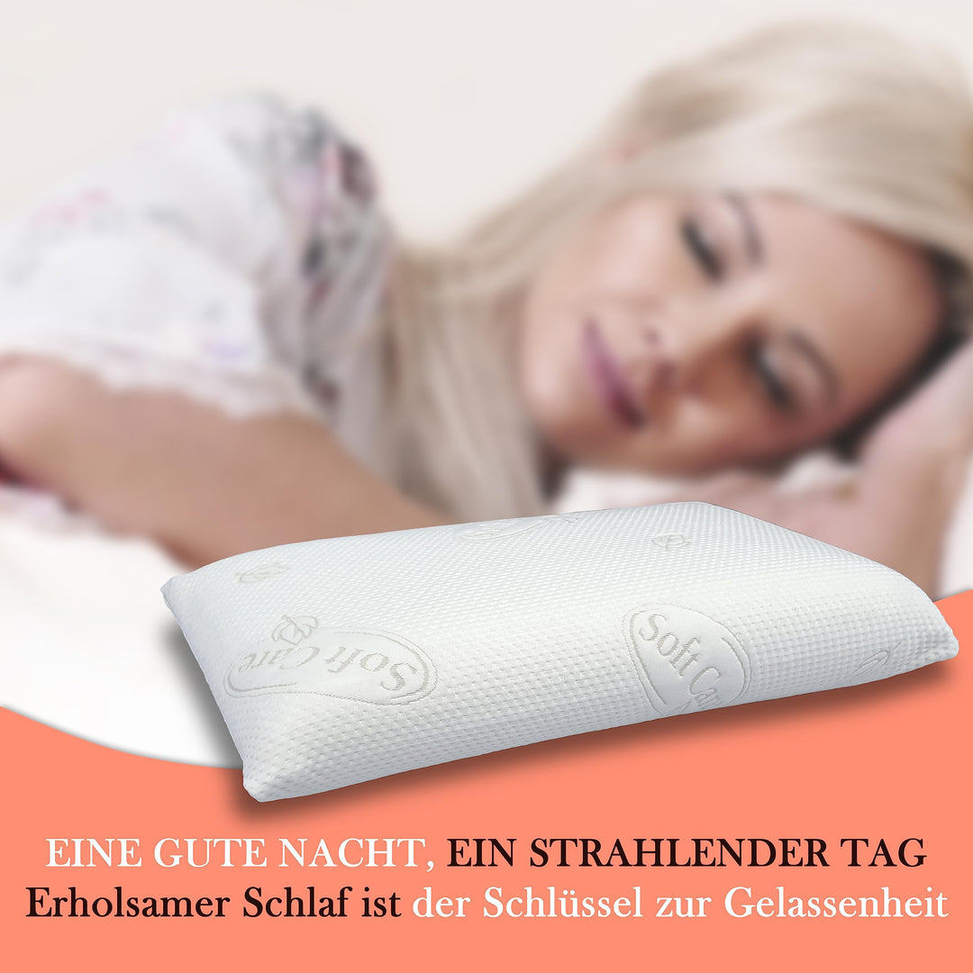 Nackenstützkissen Memory-Schaum 72x42x15 cm orthopädisch für Seitenschläfer - Bild 5