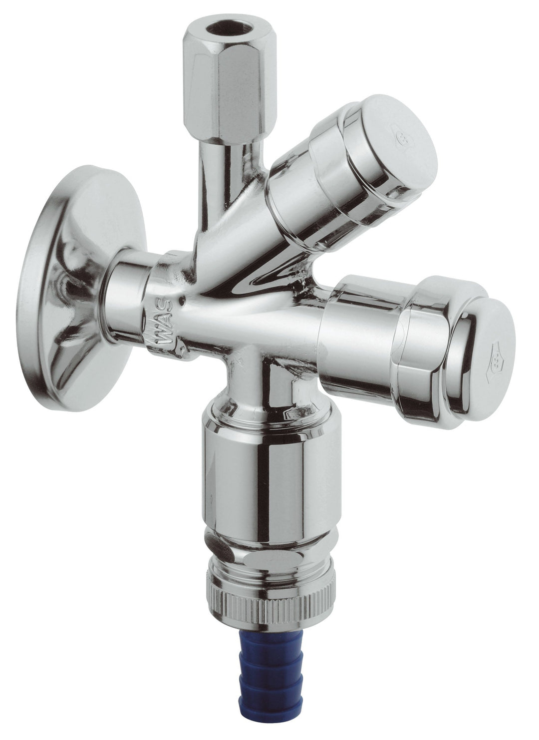 Kombi-Eckventil 1/2" Chrom Absperrventil für Bad und Küche