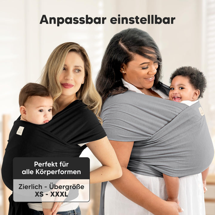 Babytrage-Tuch ab Geburt Elastisch Atmungsaktiv IHDI-zertifiziert - Bild 4