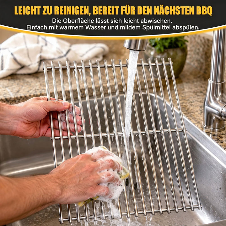 Grillrost Edelstahl 49,5x33cm für Weber Genesis E/S-310–330 (2007–2016), 2er-Set - Bild 7