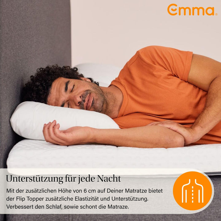 Matratzentopper Wende-Topper 80x200 Airgocell &amp; Kaltschaum hart/weich