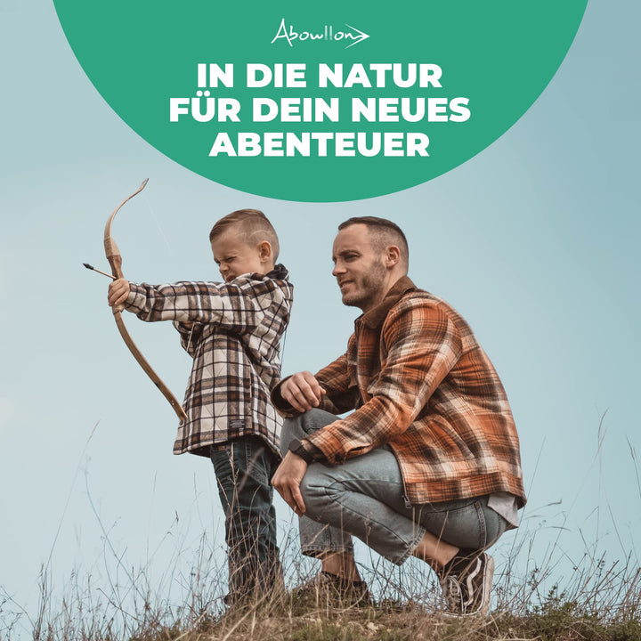 Pfeil und Bogen Set Kinder Bambus 85cm mit 15 Pfeilen und 4 Zielscheiben - Bild 2