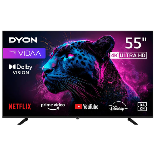 Smart TV 55 Zoll 4K UHD HDR10 VIDAA OS mit Sprachsteuerung