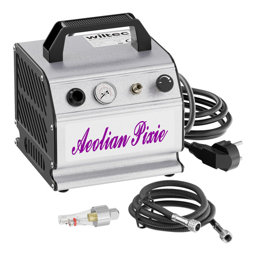 Airbrush Kompressor ölfreier Einzylinder 3 bar kompakt für Studio