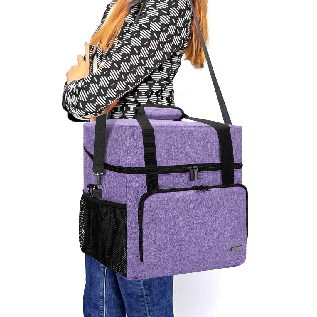Overlocktasche Nylon mit Polsterung 33x30x34 cm fuer Serger - Bild 6