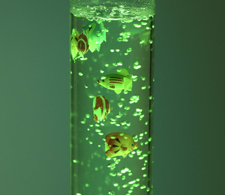 LED Wassersäule 120cm RGB-Farbwechsel mit Fischen Bubble Tube - Bild 6