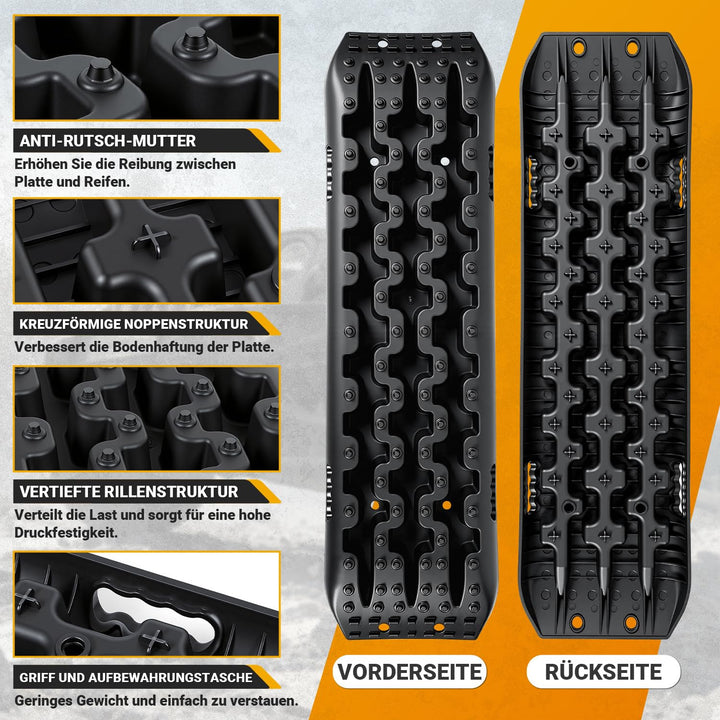 Offroad Traktionsmatten 2er-Set Nylon 106x31cm bis 10t Anfahrhilfe - Bild 5
