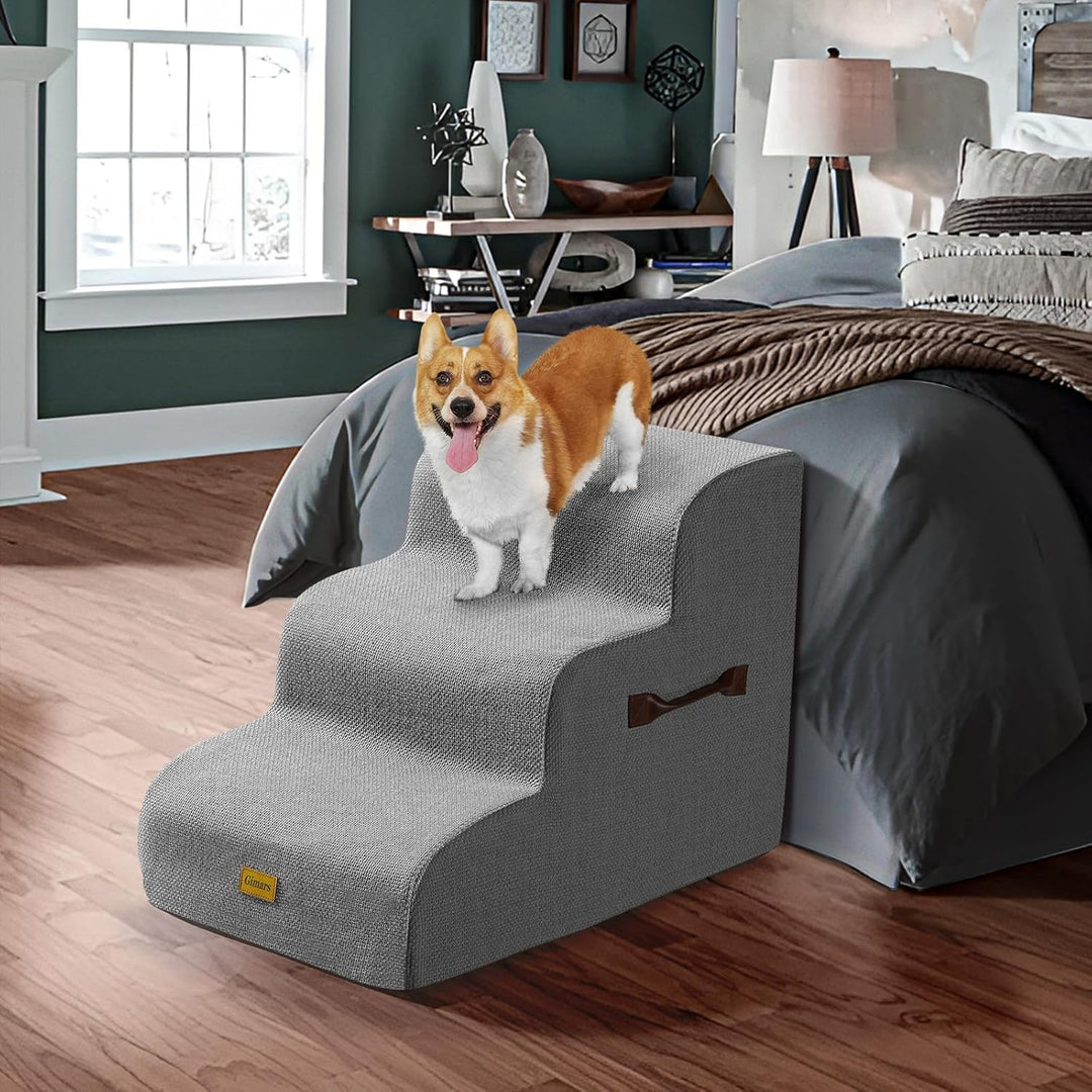 Hundetreppe 3 Stufen 40 cm Schaumstoff rutschfest waschbar für Hunde - Bild 7