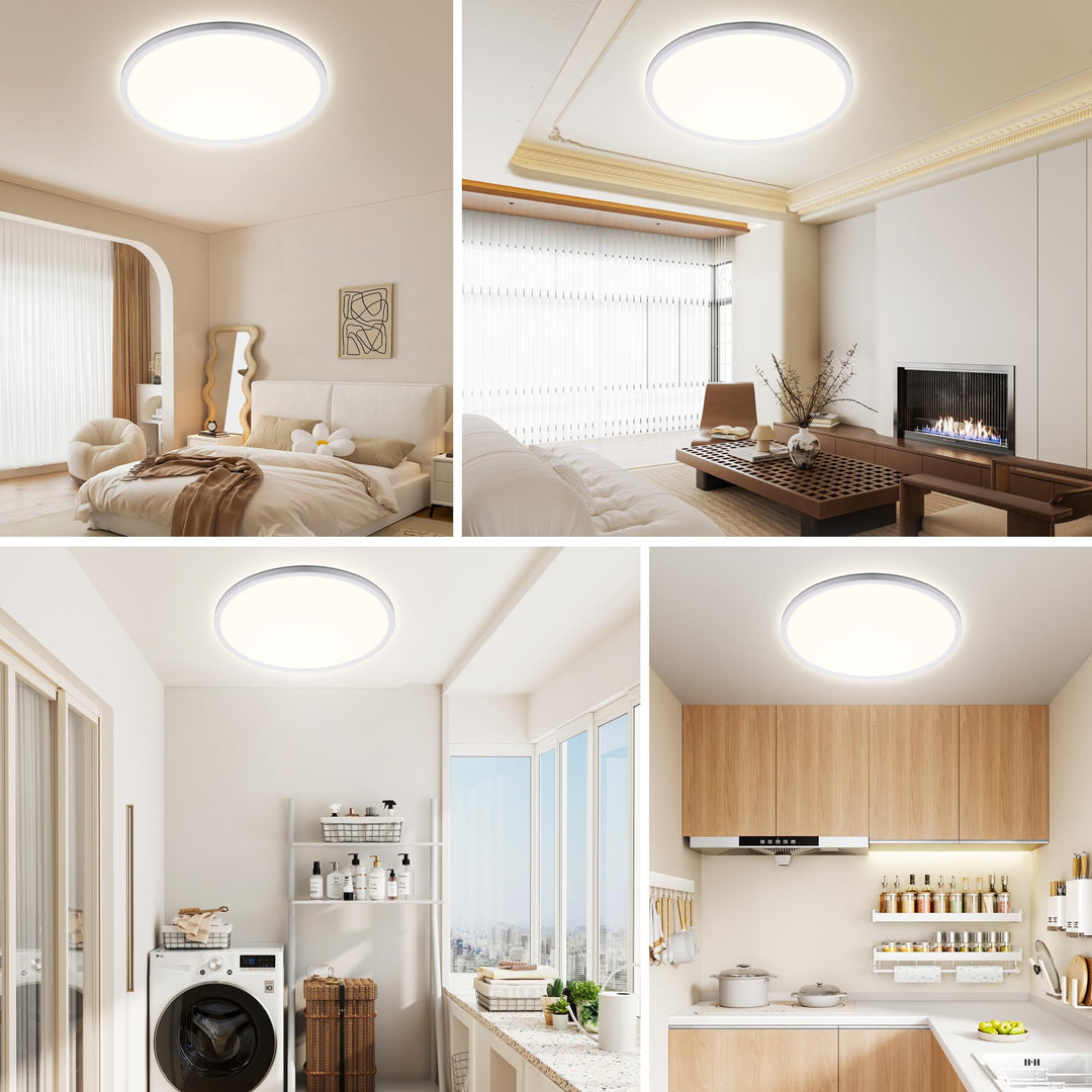 LED Deckenleuchte Dimmbar 45W IP44 mit Fernbedienung 2700K-6500K - Bild 6