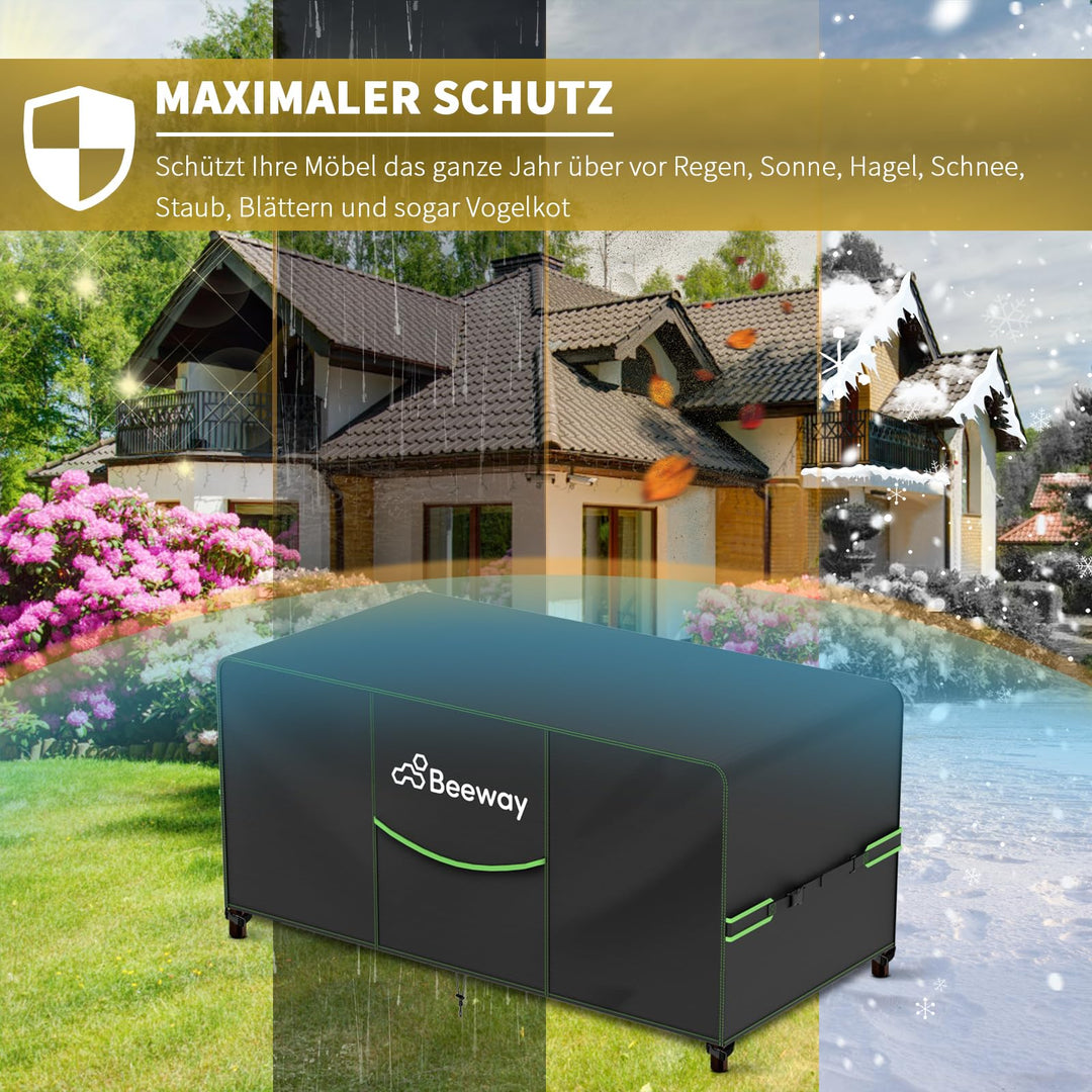 Gartenmöbel Abdeckplane 300x200x92cm Oxford 420D wasserdicht - Bild 7