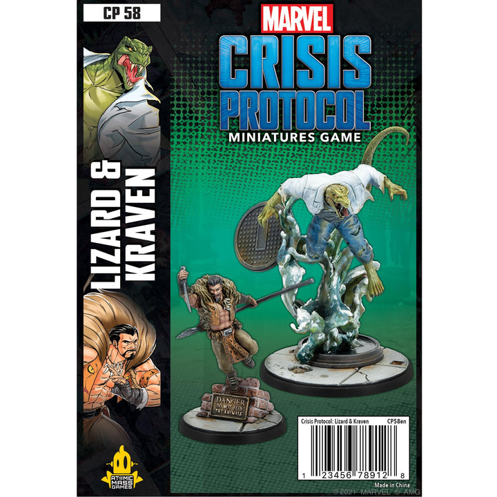 Marvel Crisis Protocol Miniaturen Lizard &amp; Kraven 2-Figuren-Set - Bild 2