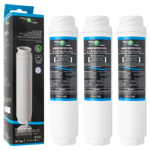Wasserfilter für Kühlschrank 3er-Set UltraClarity kompatibel Siemens Bosch