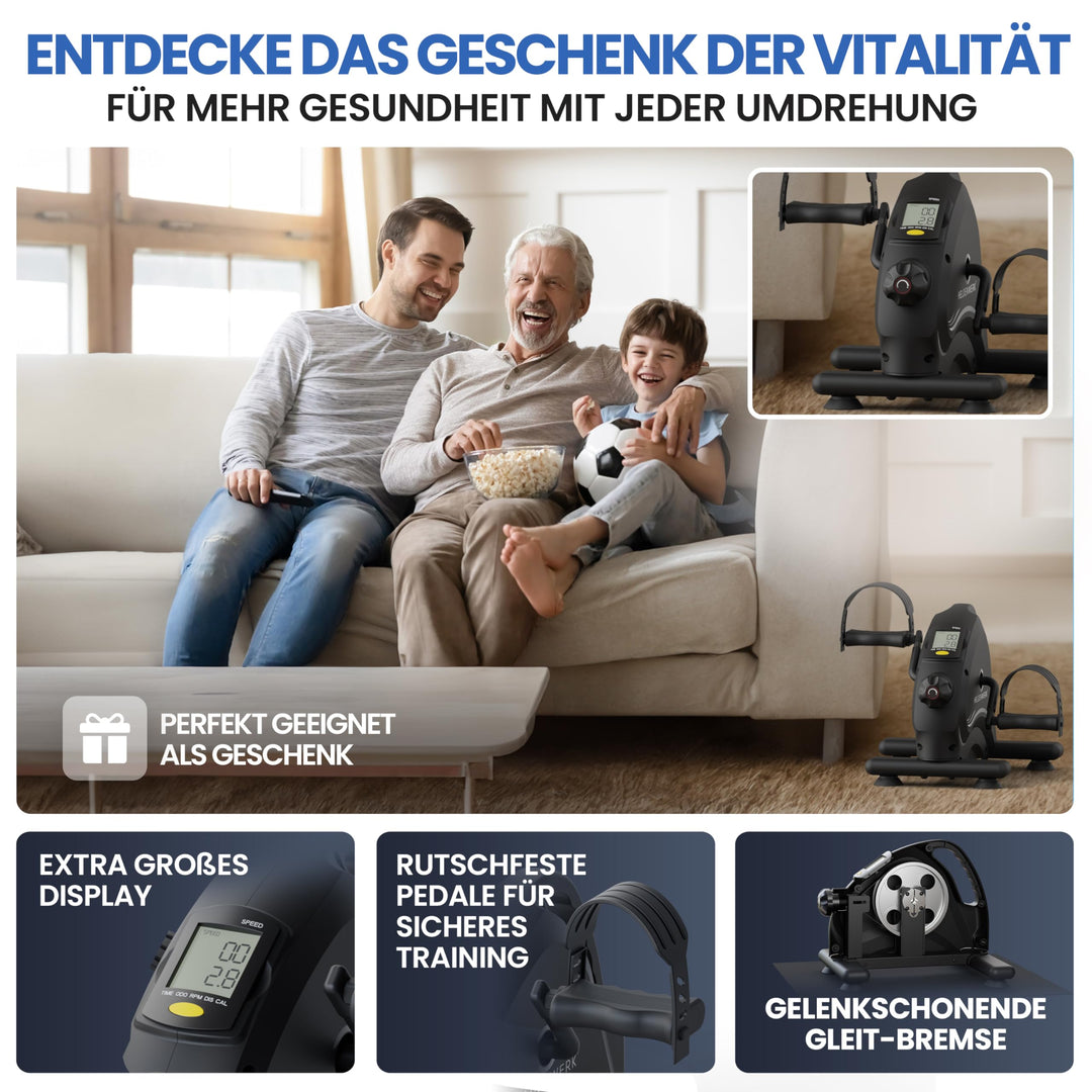 Pedaltrainer Set TÜV/GS geprüft für Senioren mit Anti-Rutschmatte - Bild 3