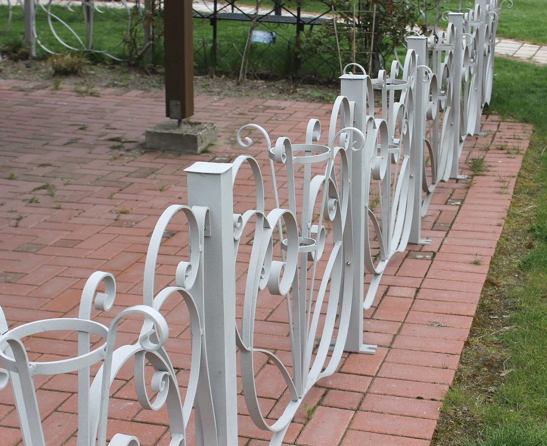 Zaunpfosten Aluminium 80 cm rostfrei für Gartenzaun natur - Bild 7