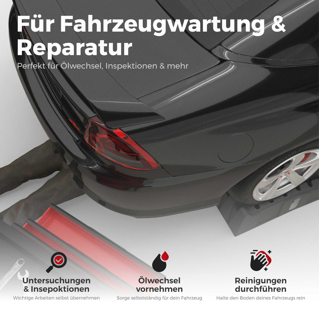 Auffahrrampen PKW 2er-Set 5t Traglast rutschfest stapelbar - Bild 7