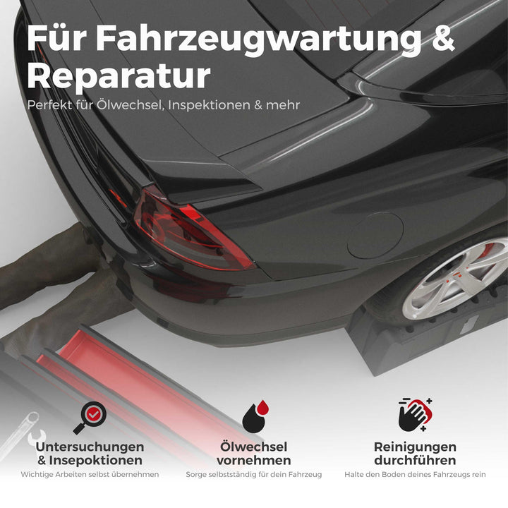 Auffahrrampen PKW 2er-Set 5t Traglast rutschfest stapelbar - Bild 7