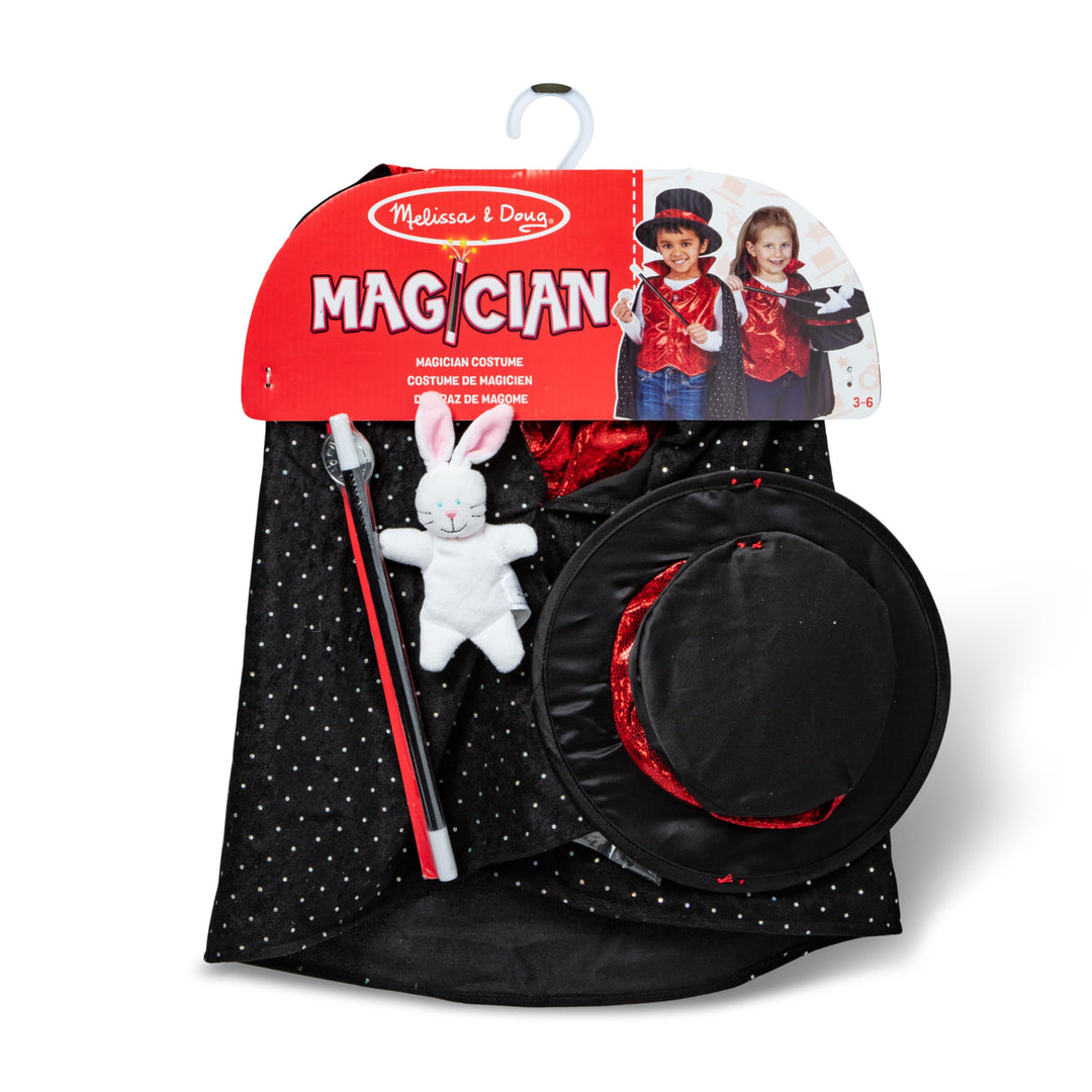 Magier-Kostüm-Set für Kinder mit Zauberstab und Zylinder - Bild 6