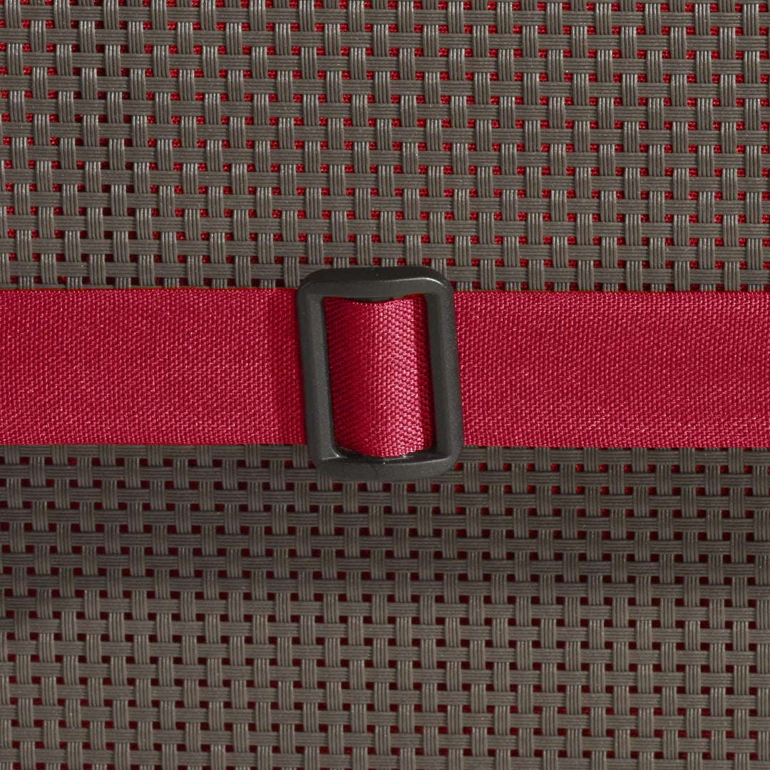 Hochlehner Auflage Gartenstuhl 100% Polyester UV5 rot 8cm - Bild 4