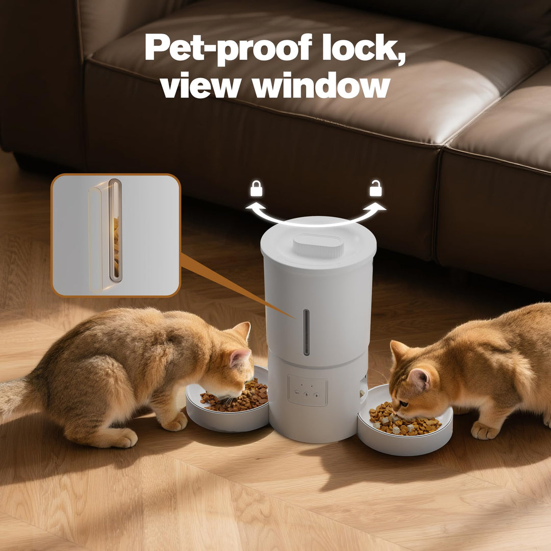 Futterautomat Katze 5L Doppelnapf mit App-Steuerung und WiFi - Bild 8