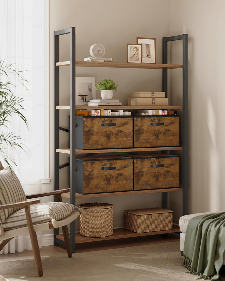 Aufbewahrungsboxen Vliesstoff 6er-Set mit Deckel 45L faltbar - Bild 7
