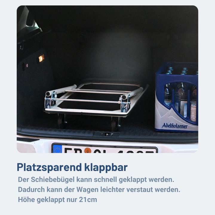 Plattformwagen klappbar 150 kg mit Anti-Rutsch-Beschichtung Stahl - Bild 5