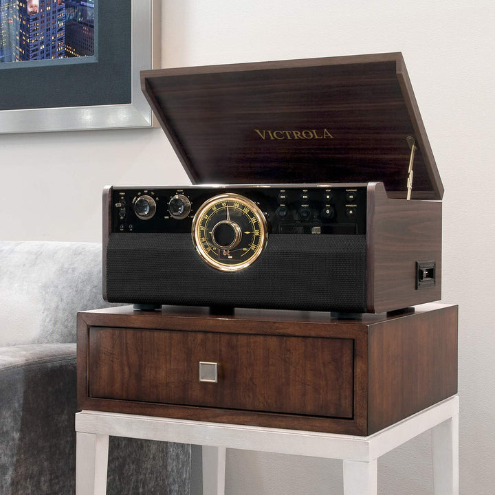 Plattenspieler 6-in-1 mit CD, Kassette, FM-Radio &amp; Bluetooth - Bild 4