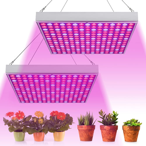 Pflanzenlampe LED Vollspektrum 2x45W 225 LEDs für Growregal
