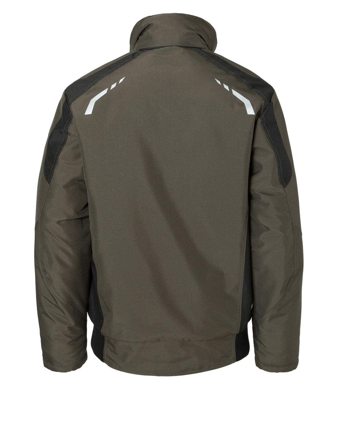 Wetterblouson Arbeitsjacke Polyester wattiert sandbraun/schwarz - Bild 3