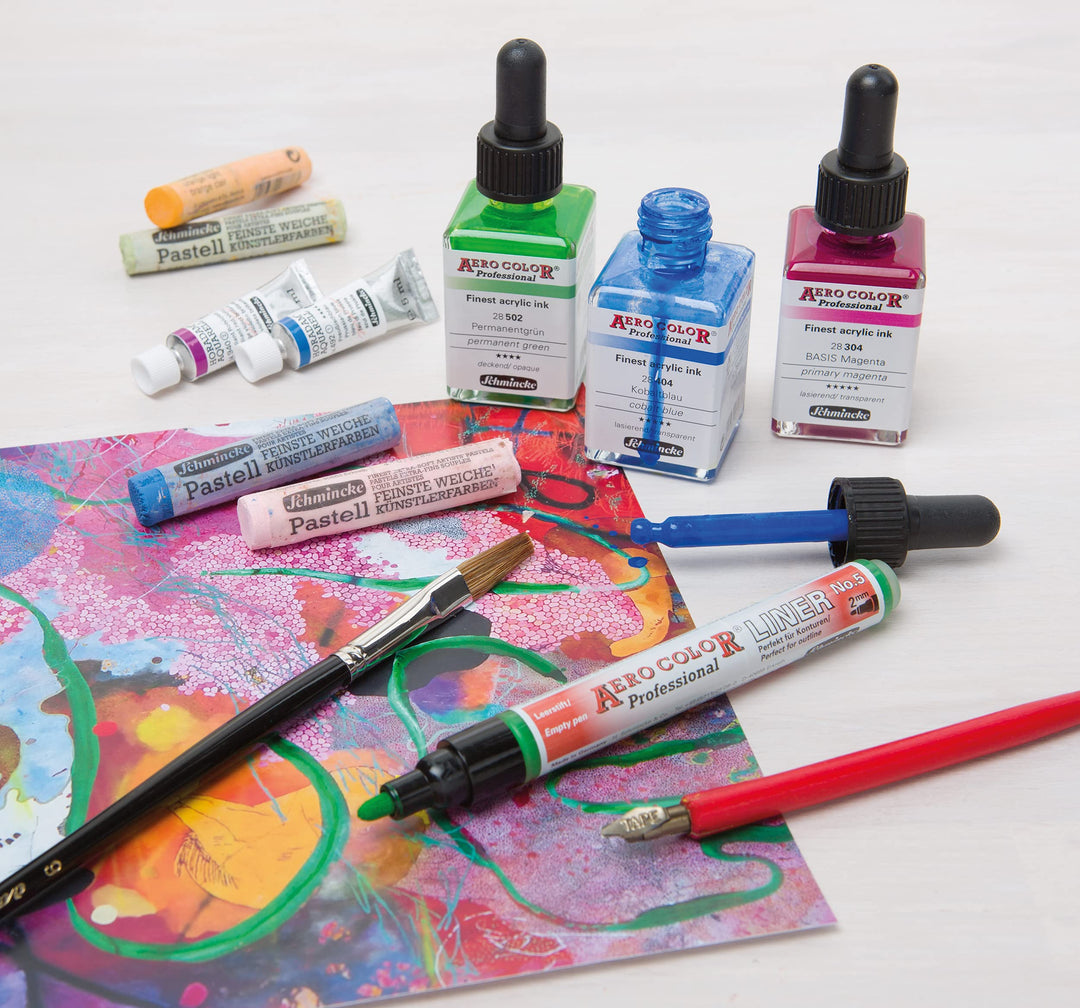 Acryltinte Neutralgrau 250 ml für Airbrush und Pinsel - Bild 4
