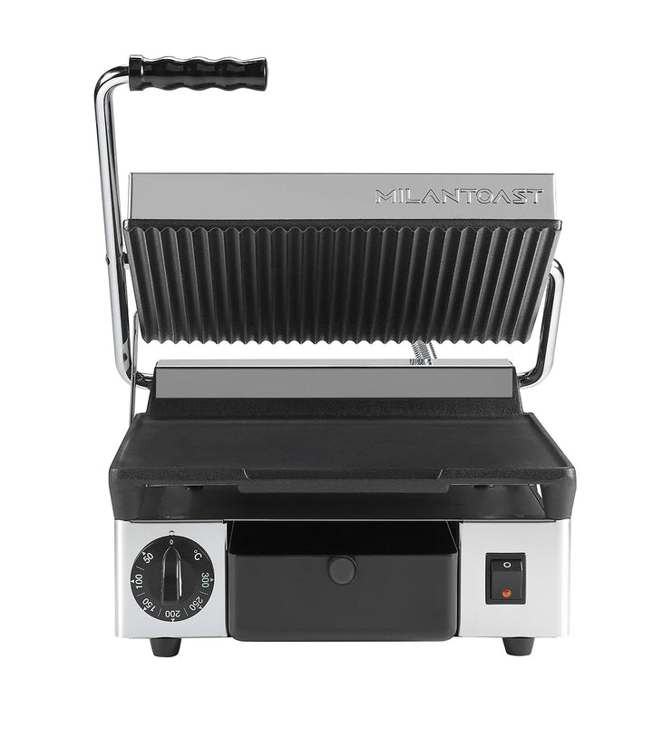 Kontaktgrill Gusseisen Keramik-Antihaft 29x25cm bis 300°C Panini