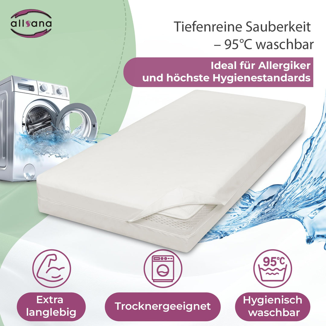 Matratzenbezug Milbenschutz Encasing 80x200x20 cm für Allergiker - Bild 6