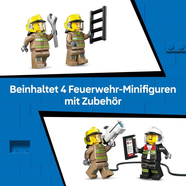 Flughafenlöschfahrzeug Bauset 691 Teile mit 4 Minifiguren ab 7 Jahre - Bild 6